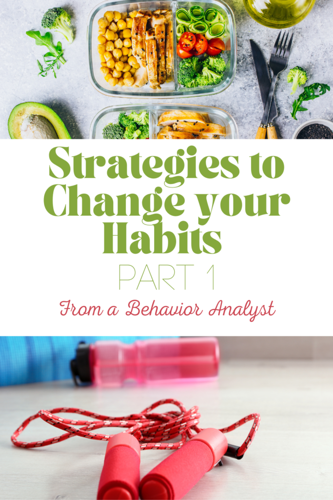 Strategies to Change Your Behavior Part 1