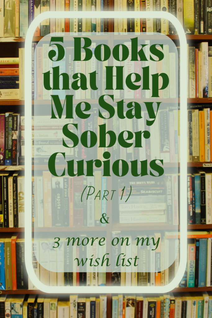 5 Books that Help me Stay Sober Curious Part 1 & 3 from my wishlist